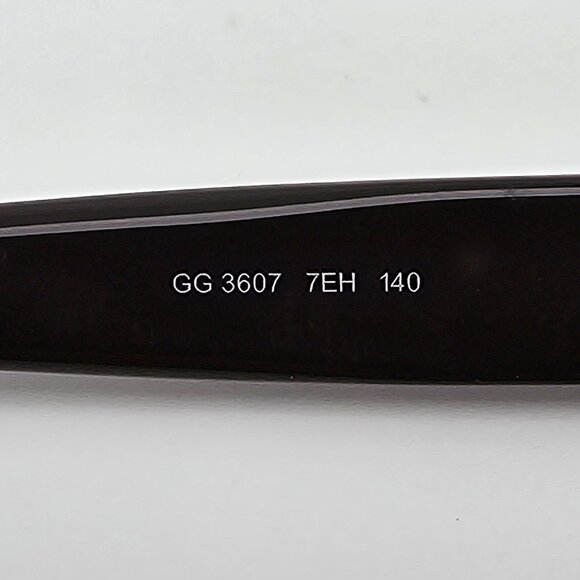 Gucci GG3607 7EH Brown Red Yellow Gold Eyeglasses Frame w/ Case Italy 52-15-140 - Picture 8 of 16